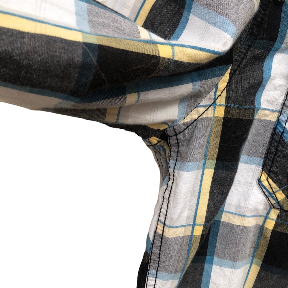 Bke Plaid Oxford Shirt size XL - Picture 5 of 11